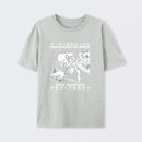 Demon Skeleton Holding Glass With Text T-Shirt
