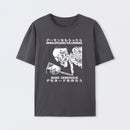 Demon Skeleton Holding Glass With Text T-Shirt