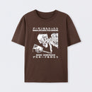 Demon Skeleton Holding Glass With Text T-Shirt