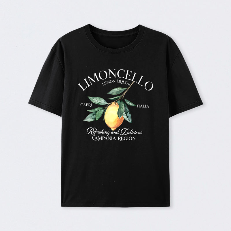 Limoncello Lemon Liquor Capri Italia Refreshing And Delicious Campania Region T-Shirt