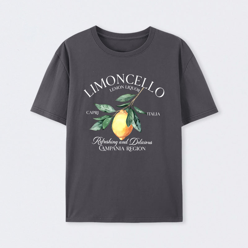 Limoncello Lemon Liquor Capri Italia Refreshing And Delicious Campania Region T-Shirt