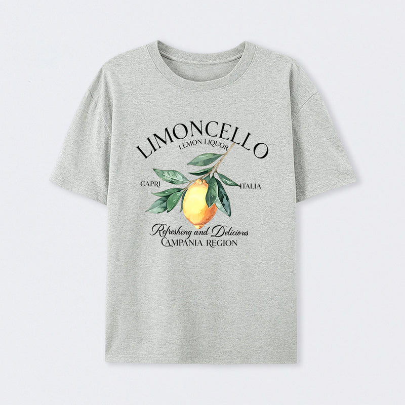 Limoncello Lemon Liquor Capri Italia Refreshing And Delicious Campania Region T-Shirt