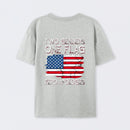 Two Genders One Flag Zero Apologies American Flag Design Unisex Classic T-shirt