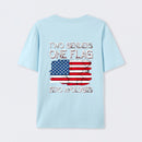 Two Genders One Flag Zero Apologies American Flag Design Unisex Classic T-shirt