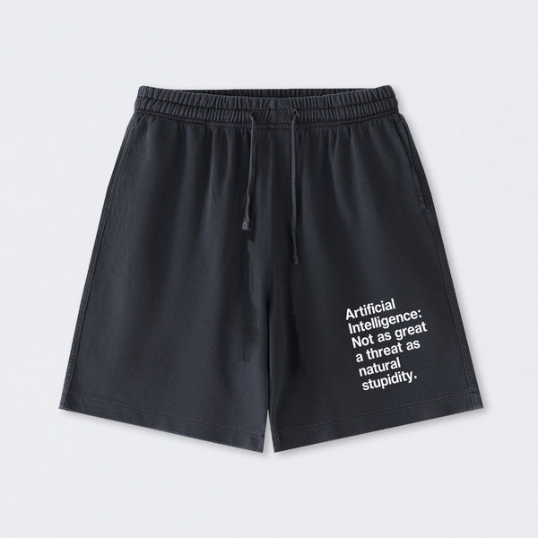 Artificial Intelligence Washed Shorts
