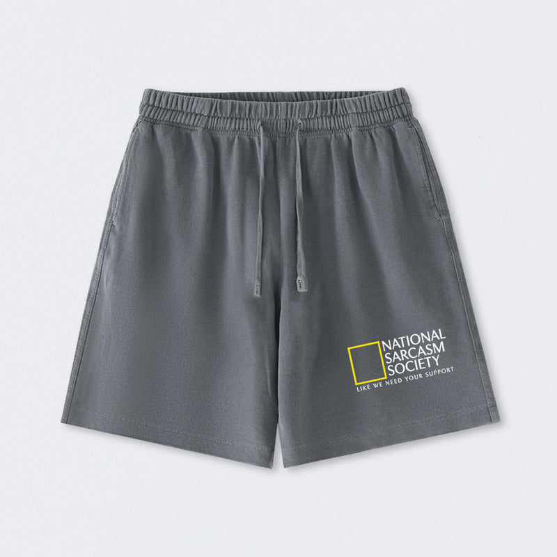 National Sarcasm Society Washed Shorts