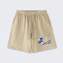 The Great Fibonacci Wave Science Washed Shorts