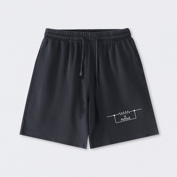 Funny Engineer Resistor Science Washed Shorts