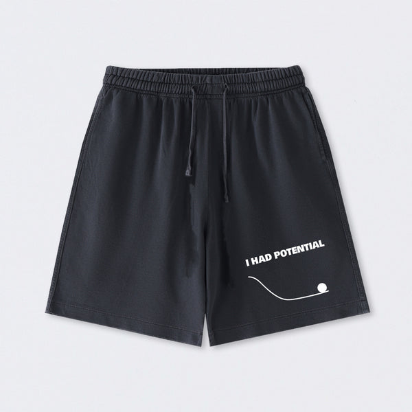 I Had Potential Science Washed Shorts