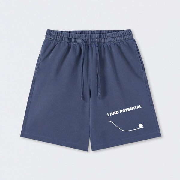 I Had Potential Science Washed Shorts