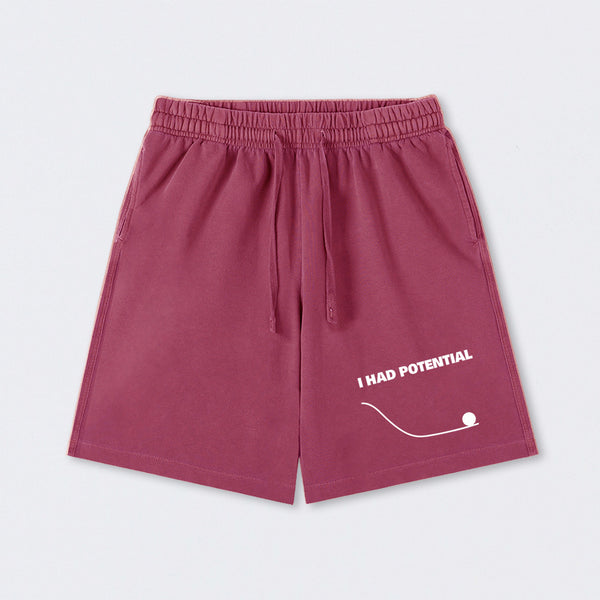 I Had Potential Science Washed Shorts