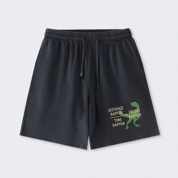 Equations Of Motion Science Velociraptor Washed Shorts
