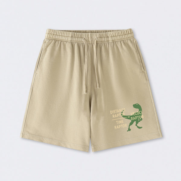 Equations Of Motion Science Velociraptor Washed Shorts