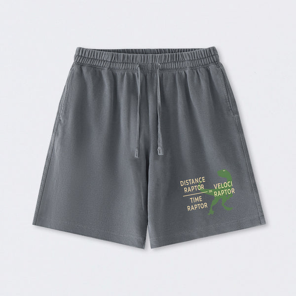 Equations Of Motion Science Velociraptor Washed Shorts