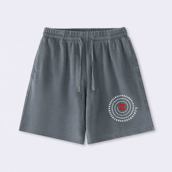 Pi Science Number Sequence Classic Washed Shorts