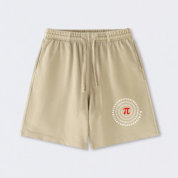 Pi Science Number Sequence Classic Washed Shorts