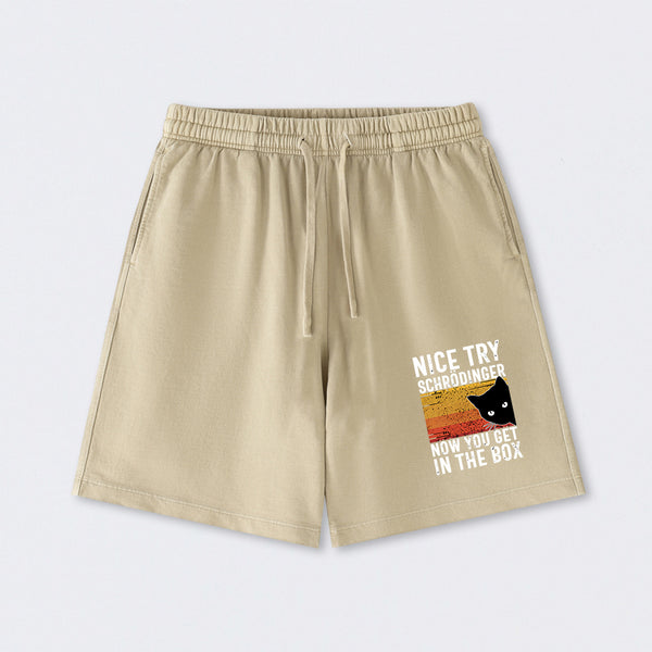 You Get Schrodinger's cat In The Box Washed Shorts