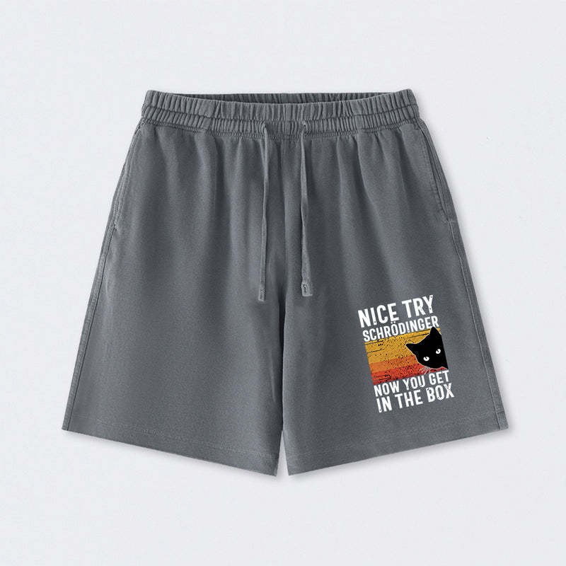 You Get Schrodinger's cat In The Box Washed Shorts