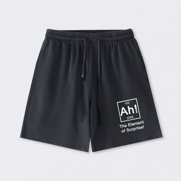 Ah! The element of surprise Washed Shorts