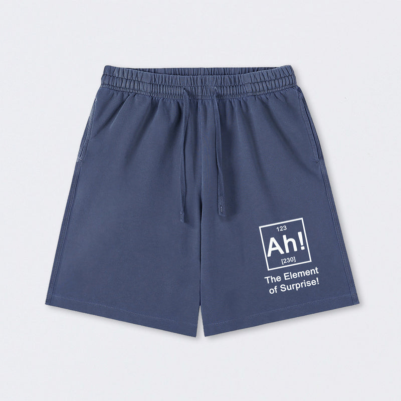 Ah! The element of surprise Washed Shorts