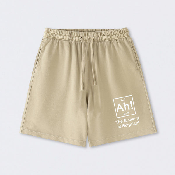 Ah! The element of surprise Washed Shorts