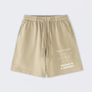 Alcohol Is A Solution Washed Shorts