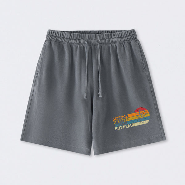Science It's Like Magic But Real Science Washed Shorts