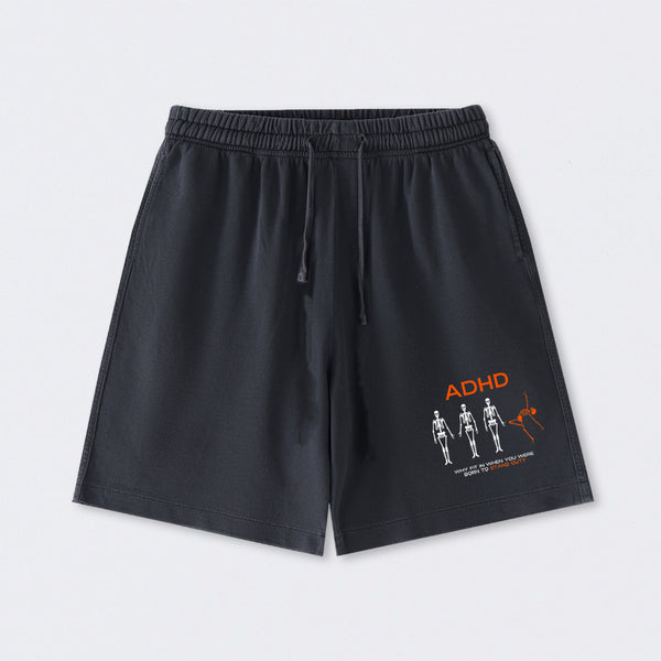 ADHD AWARENESS Washed Shorts