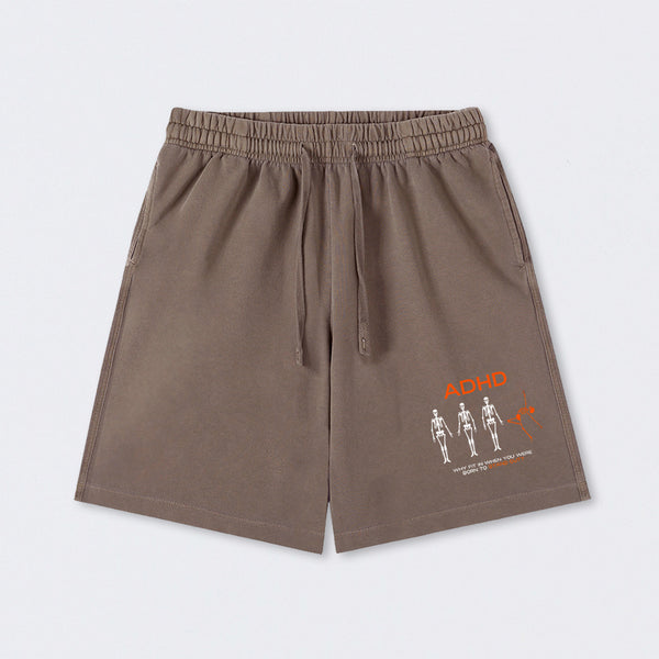ADHD AWARENESS Washed Shorts