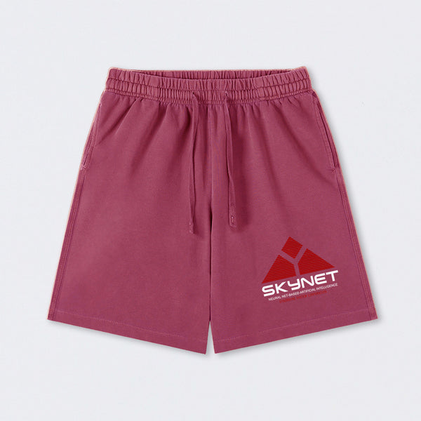 Skynet Neural Net Based Artificial Intelligence Washed Shorts