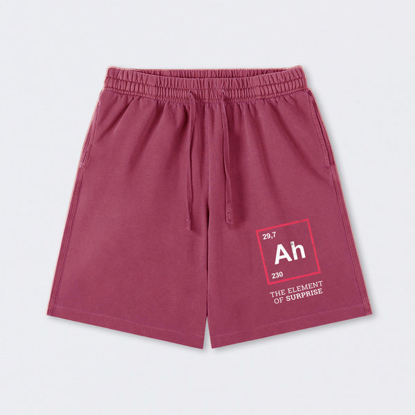 Ah! The Element Of Surprise Washed Shorts