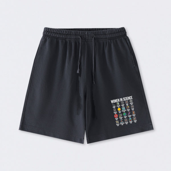 Women in Science Washed Shorts