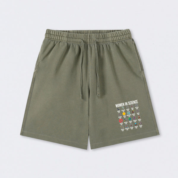 Women in Science Washed Shorts