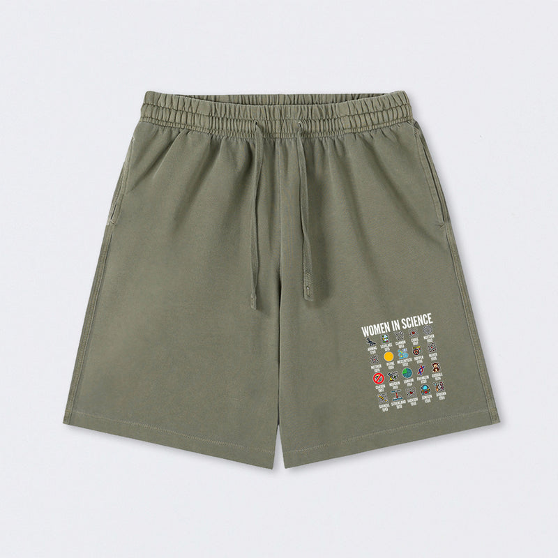Women in Science Washed Shorts
