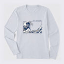 The Great Fibonacci Wave Science Long Sleeve T-Shirt