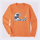 The Great Fibonacci Wave Science Long Sleeve T-Shirt