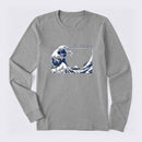 The Great Fibonacci Wave Science Long Sleeve T-Shirt