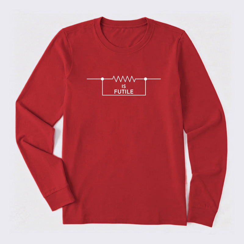 Funny Engineer Resistor Science Long Sleeve T-Shirt