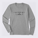 Funny Engineer Resistor Science Long Sleeve T-Shirt