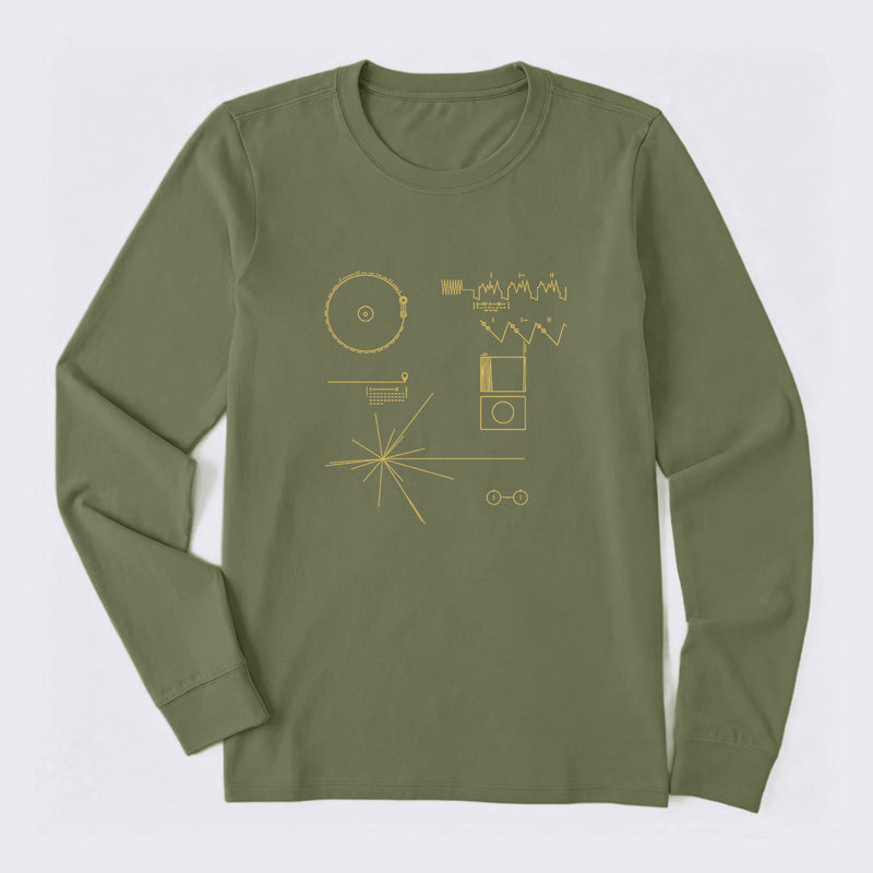 The Voyager Golden Record Long Sleeve T-Shirt
