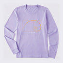 Fibonacci Math Art Science Engineer Long Sleeve T-Shirt