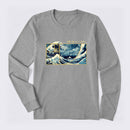 The Great Fibonacci Wave Science Long Sleeve T-Shirt
