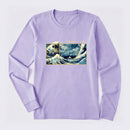 The Great Fibonacci Wave Science Long Sleeve T-Shirt