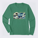 The Great Fibonacci Wave Science Long Sleeve T-Shirt