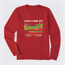 Can I Lick It Periodic Humour Science Long Sleeve T-Shirt