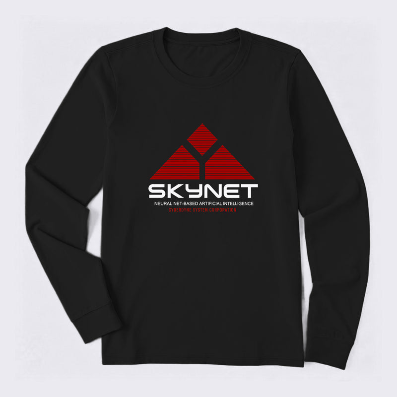 Skynet Neural Net Based Artificial Intelligence Long Sleeve T-Shirt