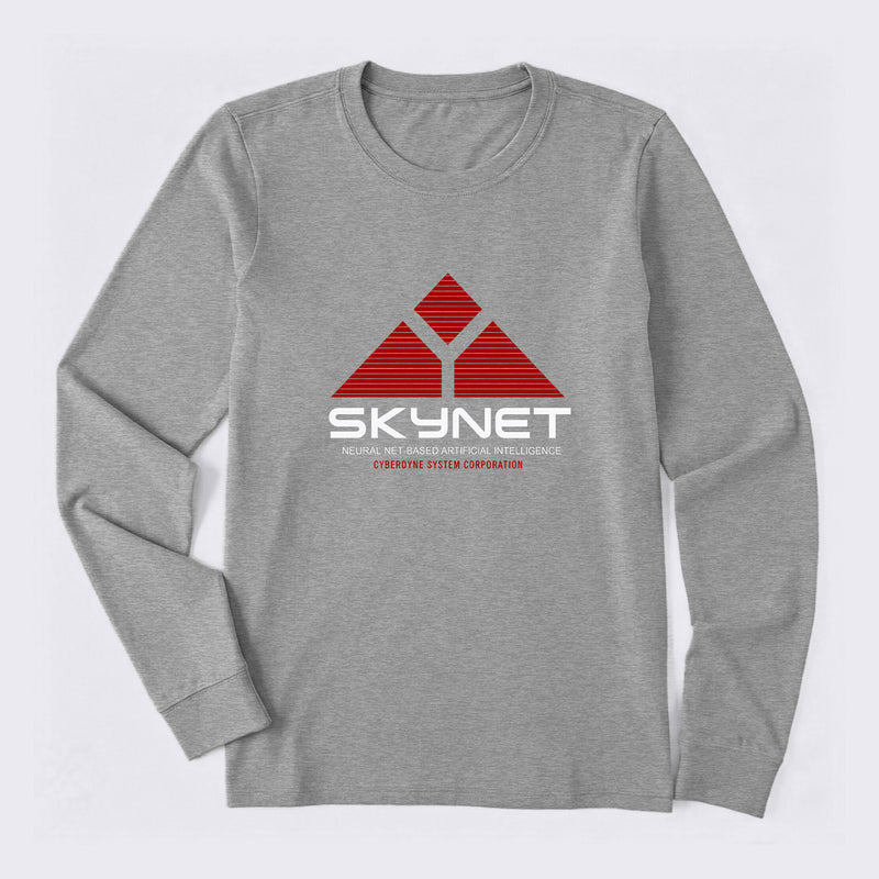 Skynet Neural Net Based Artificial Intelligence Long Sleeve T-Shirt