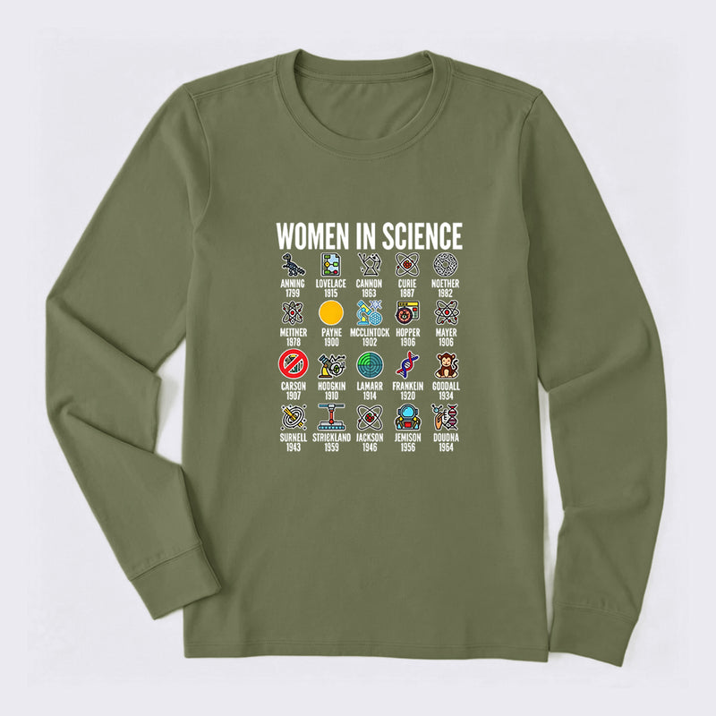 Women in Science Long Sleeve T-Shirt