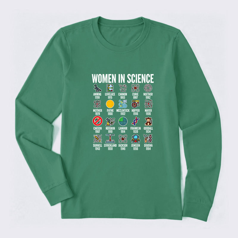 Women in Science Long Sleeve T-Shirt