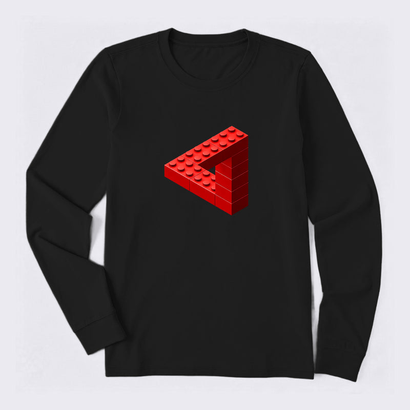 Escher Toy Bricks Long Sleeve T-Shirt